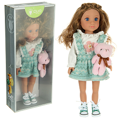 Кукла "Молли" с плюшевым другом медвежонком 18,5*8,5*44