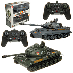Танковый бой Р/У свет звук 42х15х36 см.