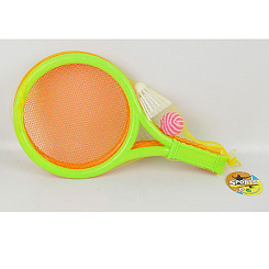 Н-р ракеток с воланчиком и мячиком, 39-21,5-4 см, сетка