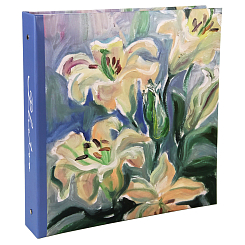 Фотоальбом 500ф 10X15см, ПП карм, пер-т 3-кольца