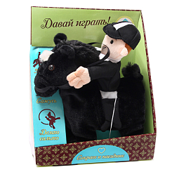Игрушка интер. Сократ и наездник, на бат.