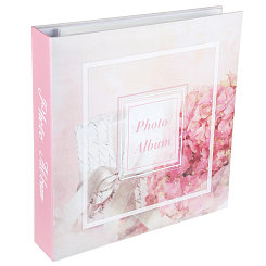 Фотоальбом 500ф 10X15см, ПП карм, пер-т 3-кольца