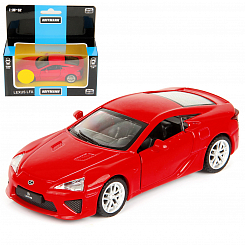 Машина металлическая 1:43 Lexus LFA. Дв.Откр., цв.красн., инерц.