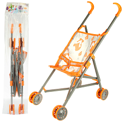 Коляска  для кукол  с элементами металла  46*24.5*53