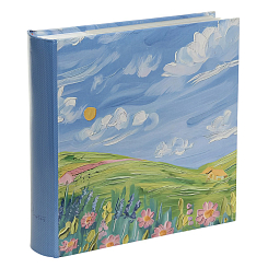 Фотоальбом 200ф 10X15см, бум.карм.с мемо, книжн. пер-т