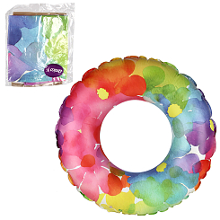 Круг надувной Цветы d/70