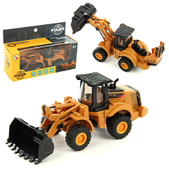 Трактор фрикционный 19.2х7.2х12 см.