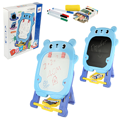 Доска для рисования "Мишка", голуб.цв., 38х7х47,5 см, кор.