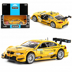 Машина металлическая  BMW M3 DTM  1:32, звук/свет, двери и капот  откр.,инерц