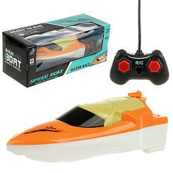 Лодка Водные гонки р/у,20х5,7см, кор.