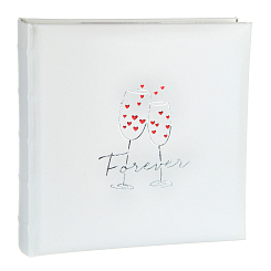 Фотоальбом 200ф 10X15см, бум.карм.с мемо, книжн. пер-т