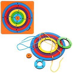 Арт.201 Радужная паутинка  - Круг цвет фона в ассортименте