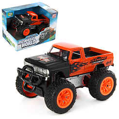 Машина металлическая Crawler OFF-ROAD PICKUP 360, противоударная система, двери откр., инерция, свет