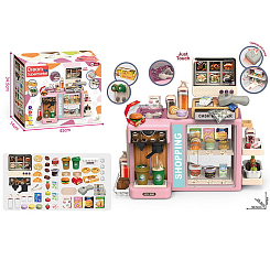 Игровой набор "Кофейня" на бат. со зв., вод. 43х14.5х35