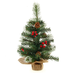 Ель декоративная 50 см с шишками