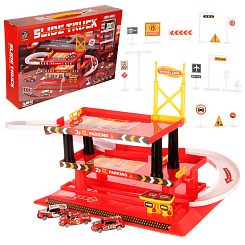 Игровой набор парковка "Пожарные" 43х9х28 см.