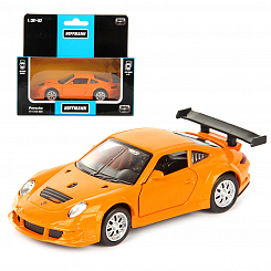 Машина металлическая 1:39 Porsche 911 GT3 RSR. Дв.Откр., цв.оранж., инерц.