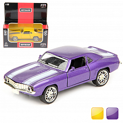 Машина металлическая MUSCLE CAR 1:36, дв. откр., инерц., свет