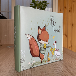 Фотоальбом 200ф 10X15см, бум.карм.с мемо, книжн. пер-т