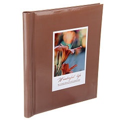 Фотоальбом 10 "магнитных"листов 23X28см, пер-т внутр.спираль