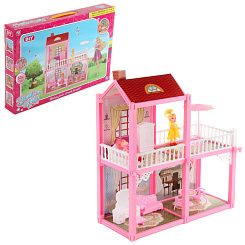 Домик для кукол "Модная вилла", 83 дет., 42х5,5х28 см, кор.