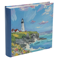 Фотоальбом 200ф 10X15см, бум.карм.с мемо, книжн. пер-т