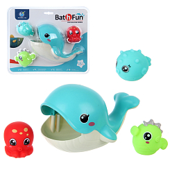 Игрушка для ванной "Кит", блистер, в ассорт.