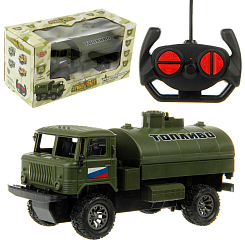 Машина на Р/У "ТОПЛИВО" со светом фар, 32*14*16 см., коробка