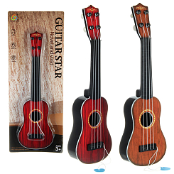 Гитара игрушечная "Классика", 44-17 см, в ассорт, блистер