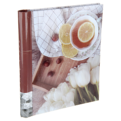 Фотоальбом 20 "магнитных"листов 23X28см, пер-т внутр.спираль