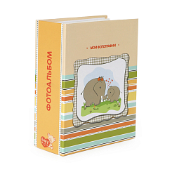 Фотоальбом 100ф 10X15см, ПП карм.