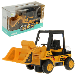 Трактор с отвалом, 28х10х17,5 см.