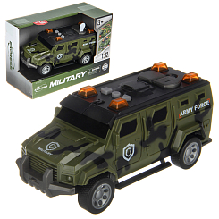 Машинка "Военный" свет, звук 18.8*8.5*12.5 см.