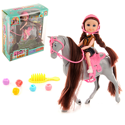 Кукла "Наездница", 21,8х9х25,2 кор.