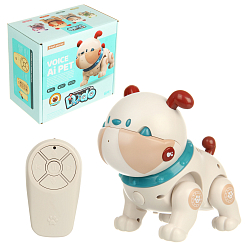 Собака "бульдог" Р/У 19х12х21 см.