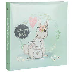 Фотоальбом 500ф 10X15см, ПП карм, пер-т 3-кольца