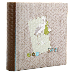 Фотоальбом 200ф 10X15см, бум.карм.с мемо, книжн. пер-т, 3D эффект