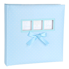 Фотоальбом 200ф 10X15см, бум.карм.с мемо, книжн. пер-т