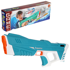 Водный пистолет на бат. 43 см, 280 мл, дальность стрельбы 8-10 м,в кор.