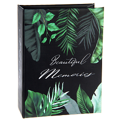 Фотоальбом 100ф 10X15см, ПП карм., черные страницы, черные страницы