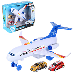 Набор самолёт свет, звук 30х12х24 см.