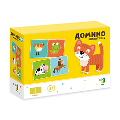 Арт.R300137 Настольная игра Домино "Животные"