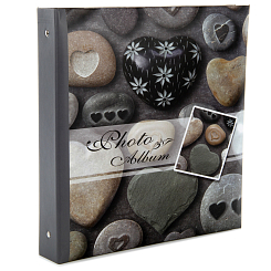 Фотоальбом 400ф 10X15см, ПП карм., пер-т 3-кольца