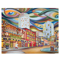 Картина на подрамнике 40х50 см Абстракция