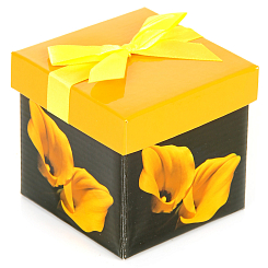 Коробка giftbox трансформер (10.3x10.3x9.8см) "Яркость"