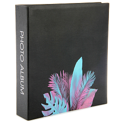 Фотоальбом 50 "магнитных"листов 23X28см, пер-т 3-кольца