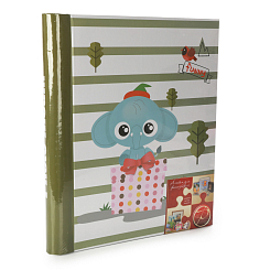 Фотоальбом 20 "магнитных"листов 23X28см, пер-т внутр.спираль