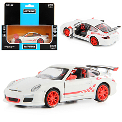 Машина металлическая  Porsche 911 GT3 RS (997)  1:32, звук/свет, двери откр.,инерц