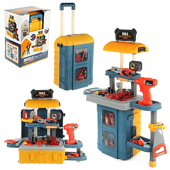 Инструменты в чемодане. 26.5х20х38 см.