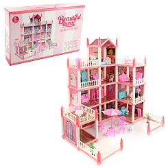 Дом для кукол "Счастливый дом", акс., 45,5х30х9 см, кор.